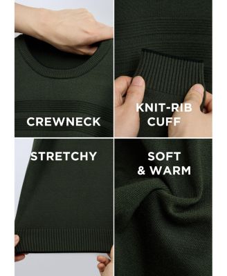 Boys Moto Ribbing Detail Crew Neck Sweater