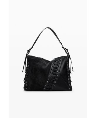 Women's Medium faux leather crossbody bag