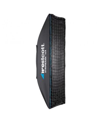 1x4' Rapid Box Switch Strip with 40-Degree Egg Crate Grid, Silver