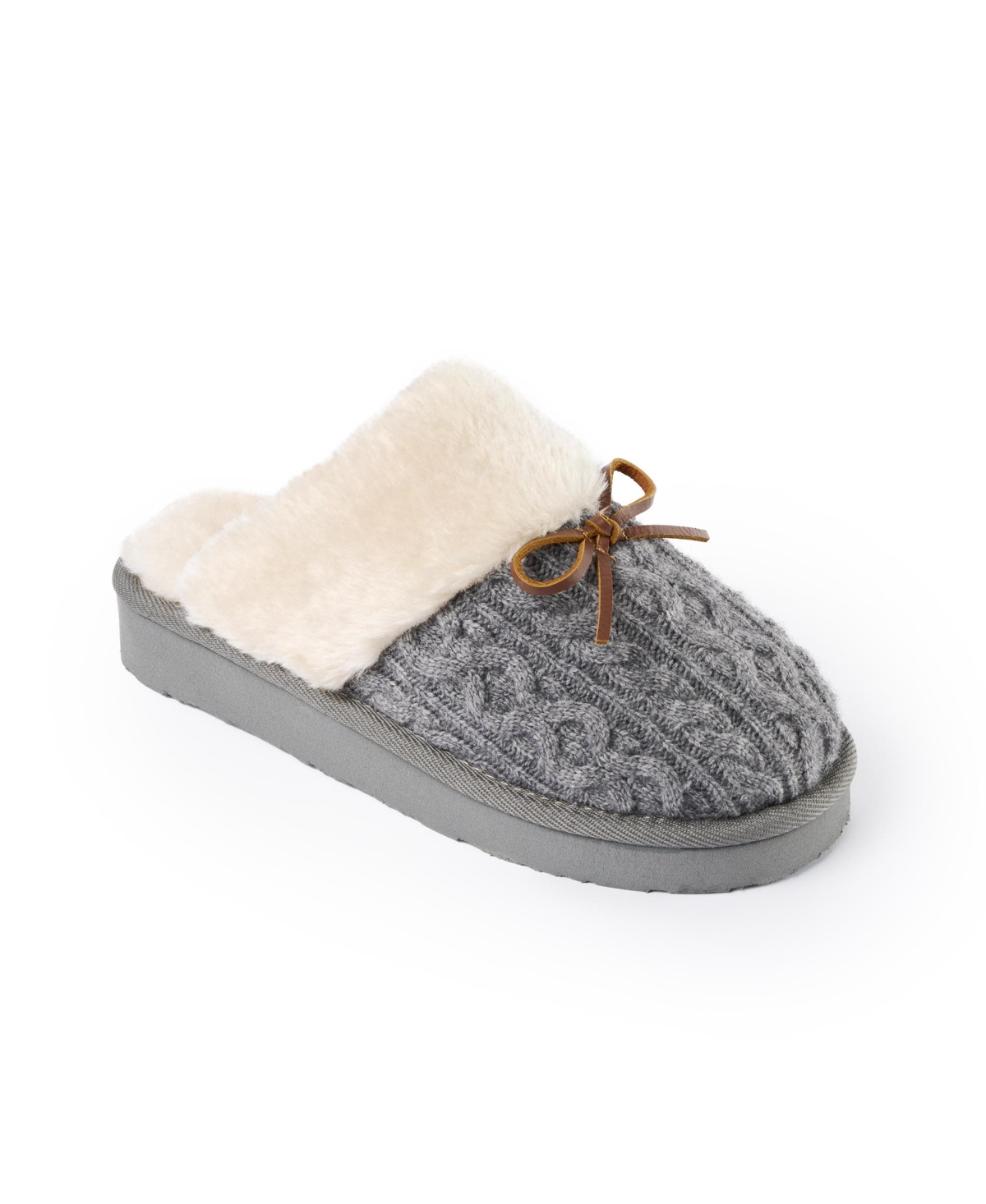 Minnetonka Women's Flurry Scuff Sweater Knit Slippers