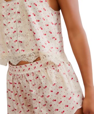 Women's Midnight Muse 2-Piece Scoop Neck Top and Shorts Set