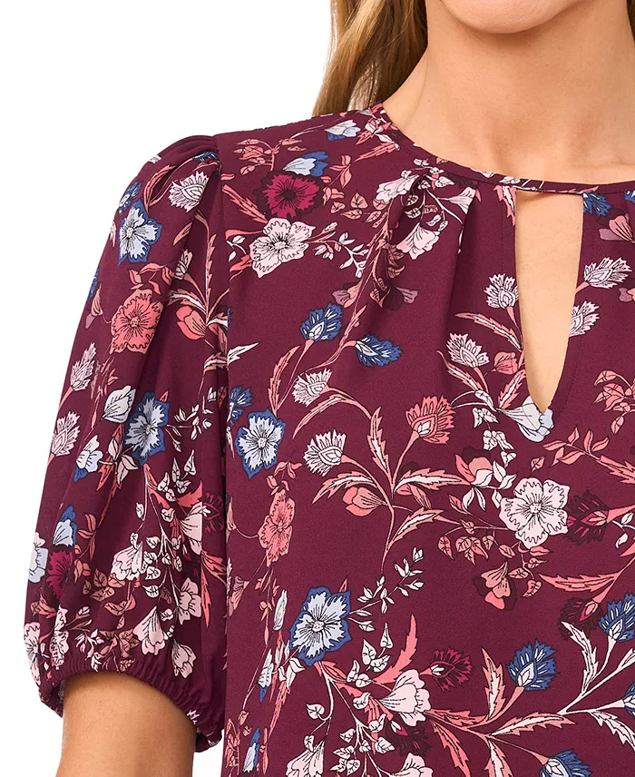 Women's Puff Sleeve Blouse - thumbnail 2