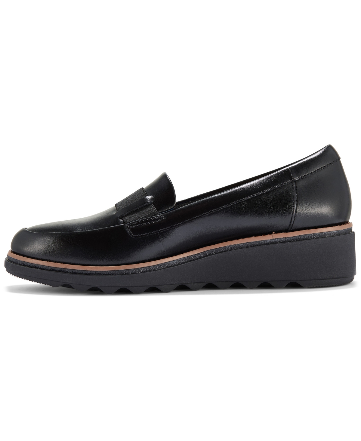 Clarks Collection Women's Sharon Pace Slip On Shoes In Black