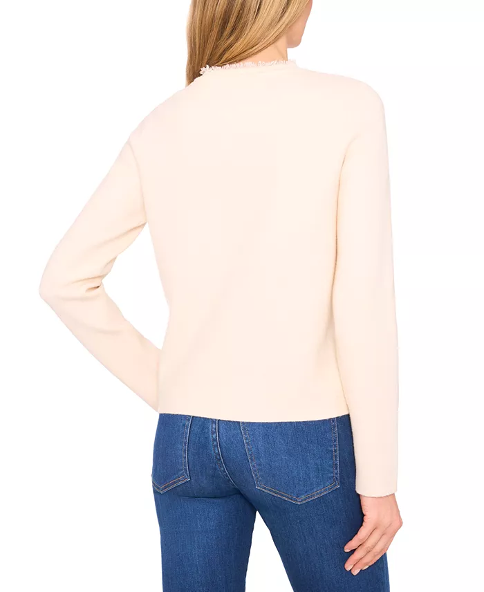 Women’s Fringe Long Sleeves Cardigan - thumbnail 3