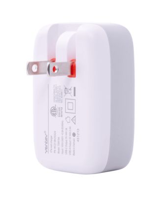 27W ULTRAFAST USB C and USB A Dual Universal Wall Charger