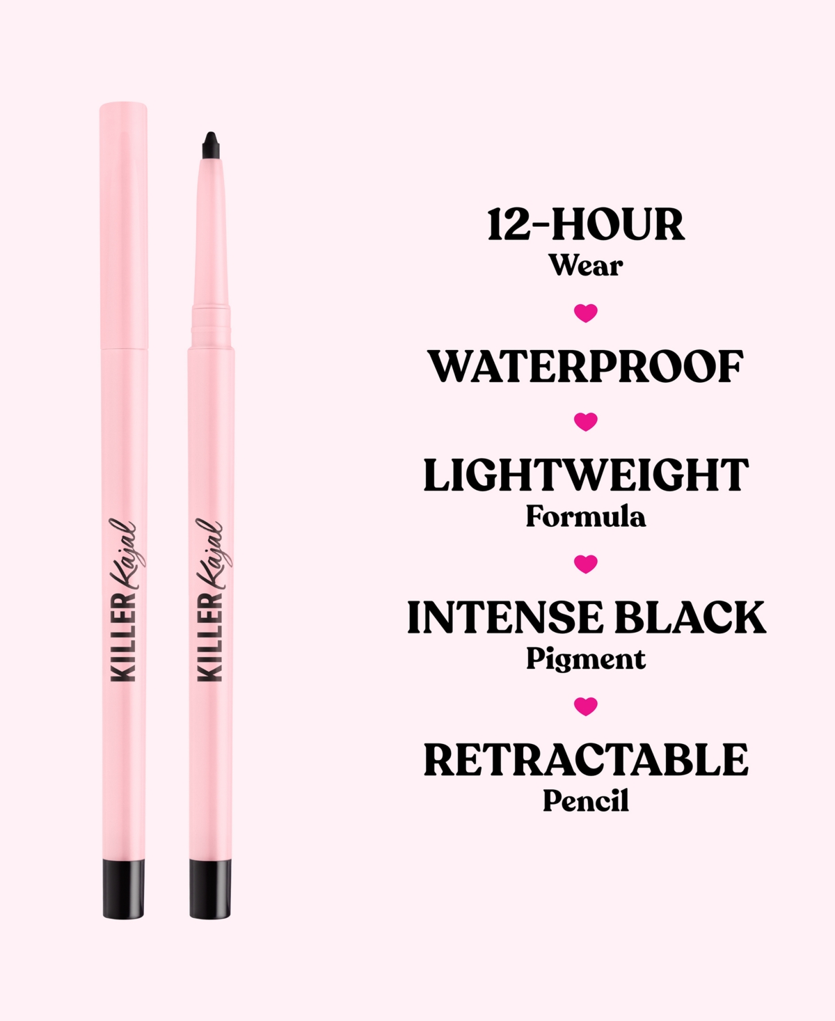 Too Faced Killer Liner 36-hour Waterproof Gel Eyeliner, 0.04 Oz. In Black