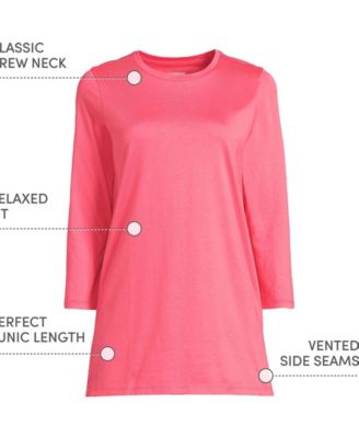 Women's 3/4 Sleeve Cotton Supima Tunic