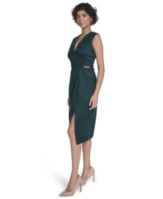 Women's Side Chain Midi Dress