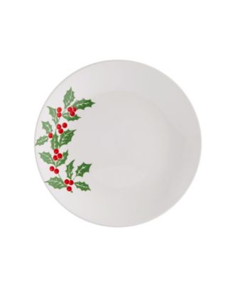 Holly Cheer 16 Pc. Dinnerware Set, Service for 4