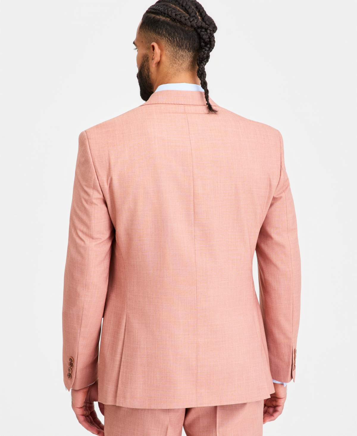 Tayion Collection Men's Classic-Fit Rust Solid Suit Separates Jacket