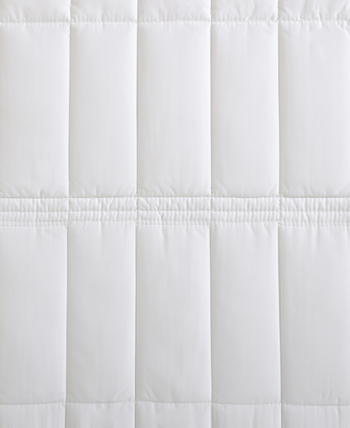 Calvin Klein Washed Percale Solid Cotton 3-pc. Quilt Set, King In White