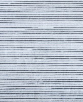 Wavy Stripe Washed Percale Cotton 3-Pc. Duvet Cover Set, King