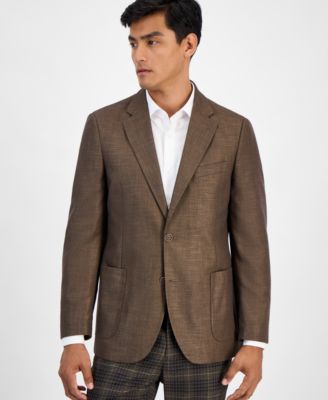 Men's Modern-Fit Active Stretch Woven Solid Sport Coat