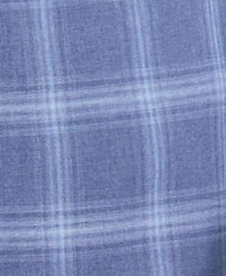 Men's Classic-Fit Navy Plaid Suit Separates Pants