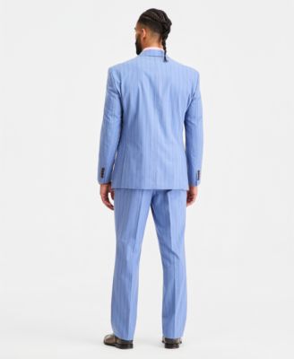 Men's Classic-Fit Blue Suit Separates Jacket, Vest & Pants