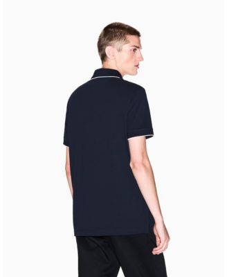 Men's Grosgrain Logo Polo Shirt