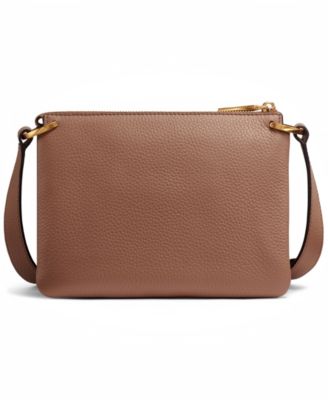 Glenwood Zippered Leather Crossbody with Tassel Detail