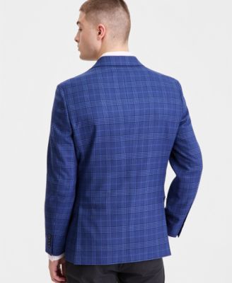 Men's Modern-Fit Plaid Blazer