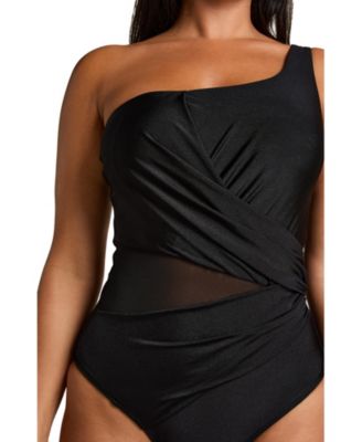 Hunkemoller Women's Shaping Shell Mesh Swimsuit