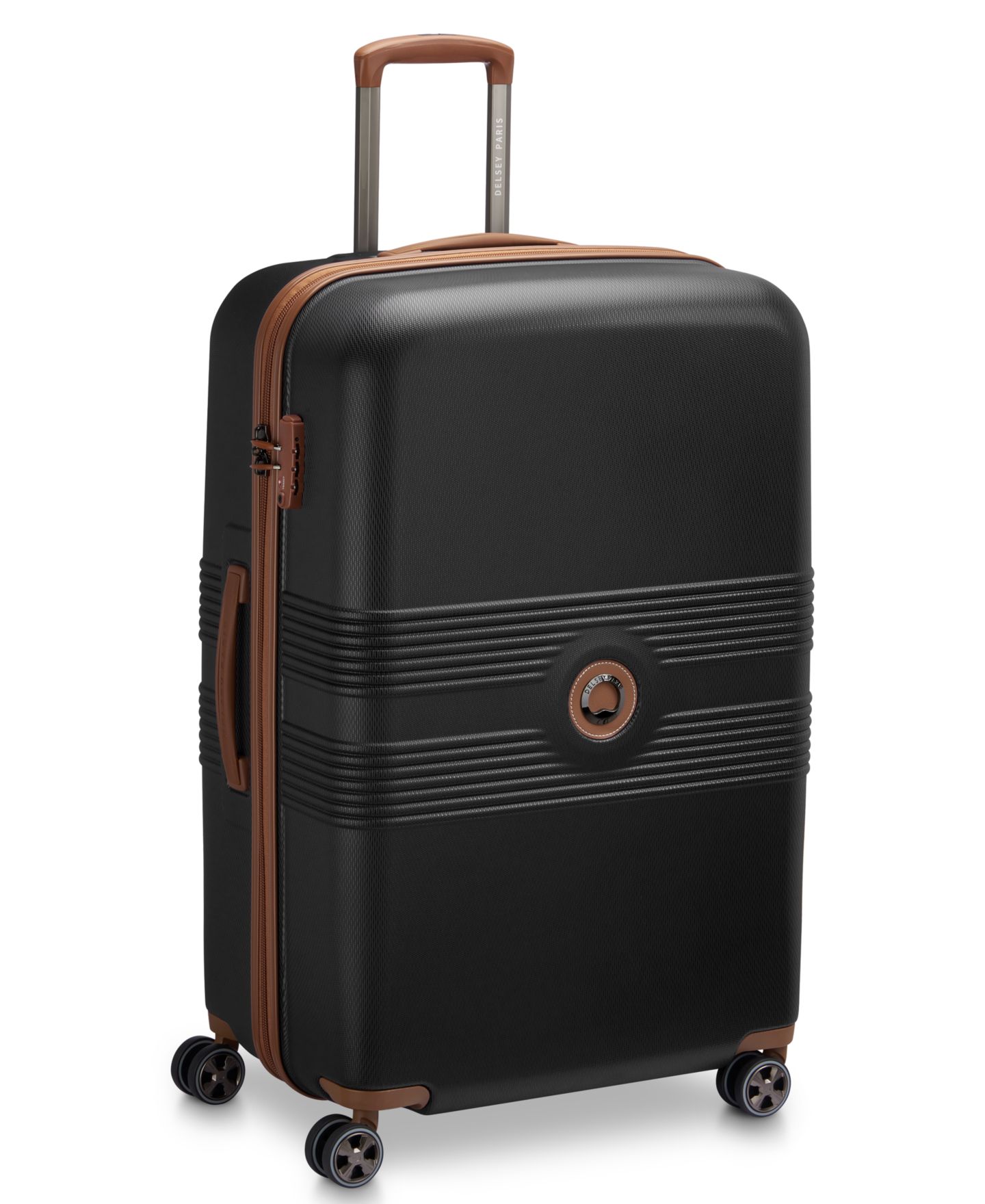 Сумки Delsey Paris Flânerie Carry-On and Large Spinner Set, цвет: Чёрный коричневый — фото 6