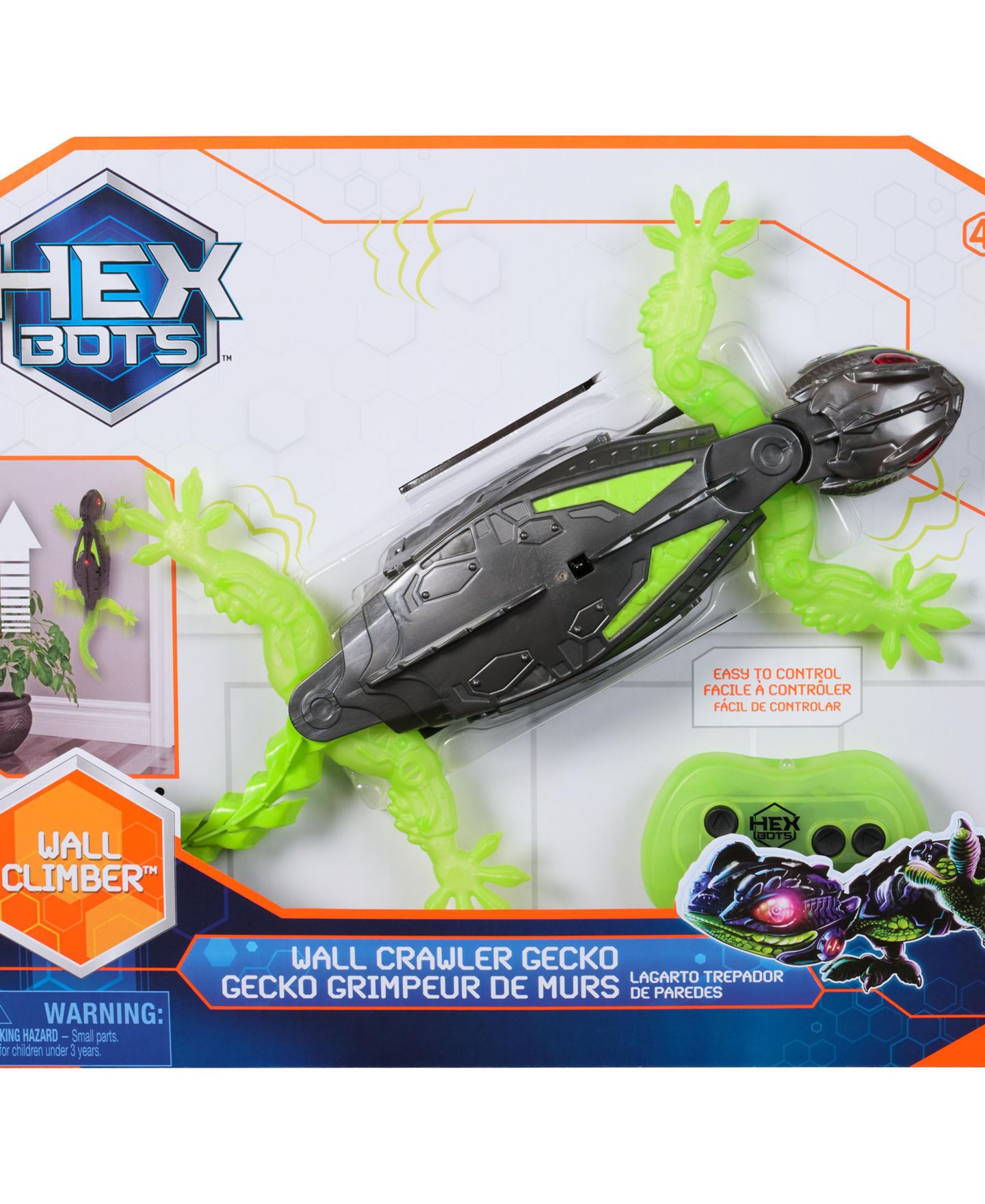 Детская игрушка Hex Bots Wall Crawler Gecko — фото 2