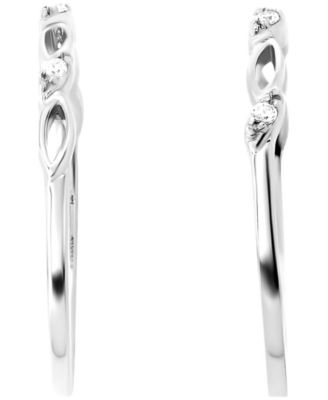 2-Piece Cubic Zirconia Ring Set (0.12 ct. t.w.) over Sterling Silver