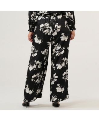 Plus Size Gilda Satin Pant