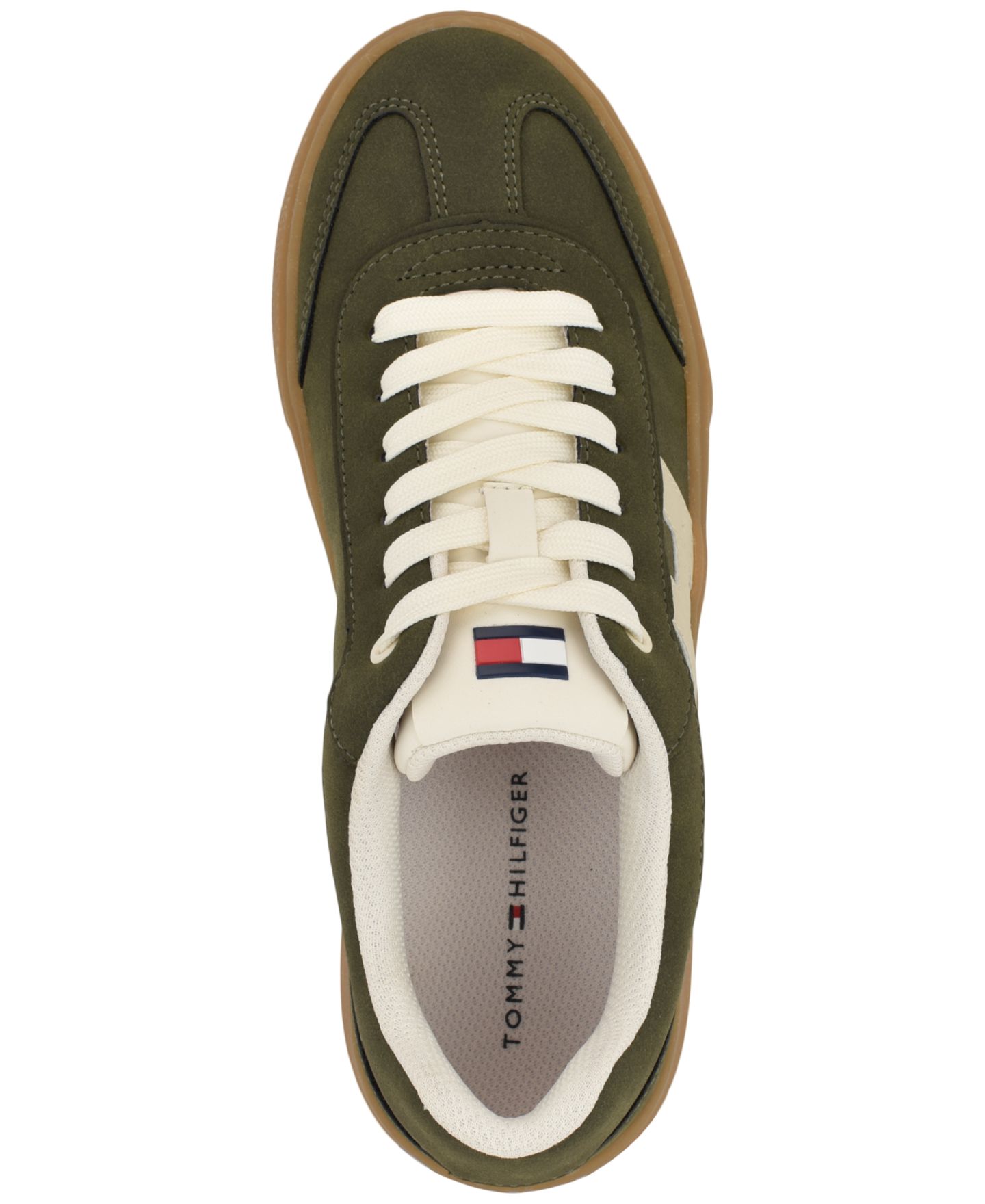 Женские кроссовки Tommy Hilfiger Celmi Lace-Up Fashion, цвет: Зелёный — фото 3