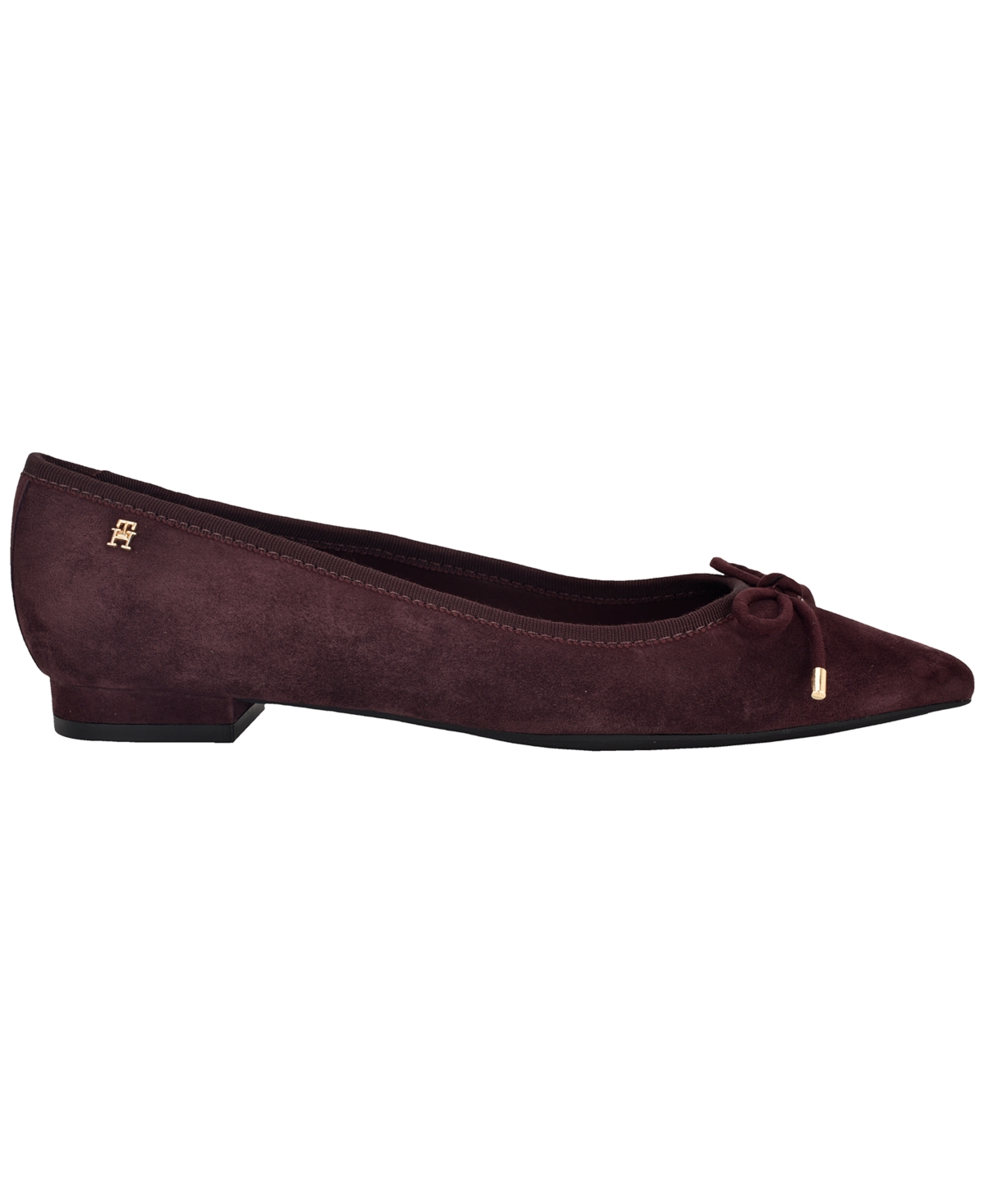 Tommy Hilfiger Women's Kimio Pointed Toe Slip-on Ballet Flats In Purple