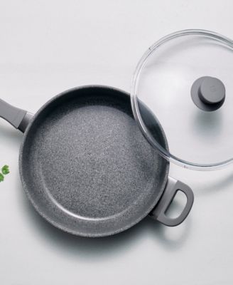 Parma Plus Ceramic Nonstick 3.9-Quart Saut&eacute; Pan with Helper Handle and Lid