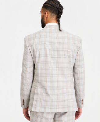 Men's Classic-Fit Plaid Suit Separate Jacket 