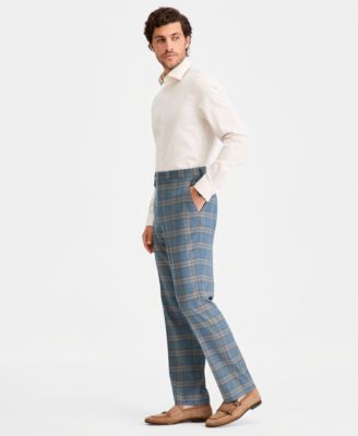 Men's Classic-Fit Plaid Suit Separate Pants