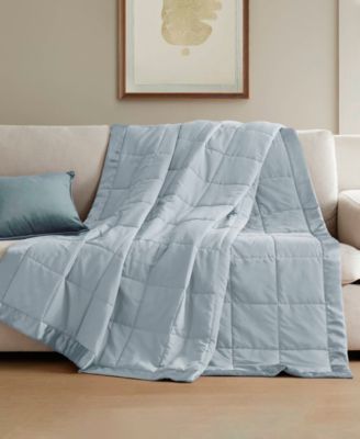 Windom Lightweight Down Alternative Satin Trim Blanket, Twin