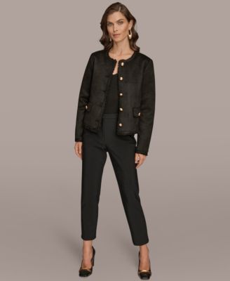 Women's Button Front Boxy Coat