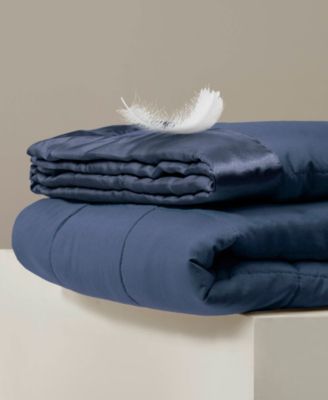 Windom Lightweight Down Alternative Satin Trim Blanket, Twin