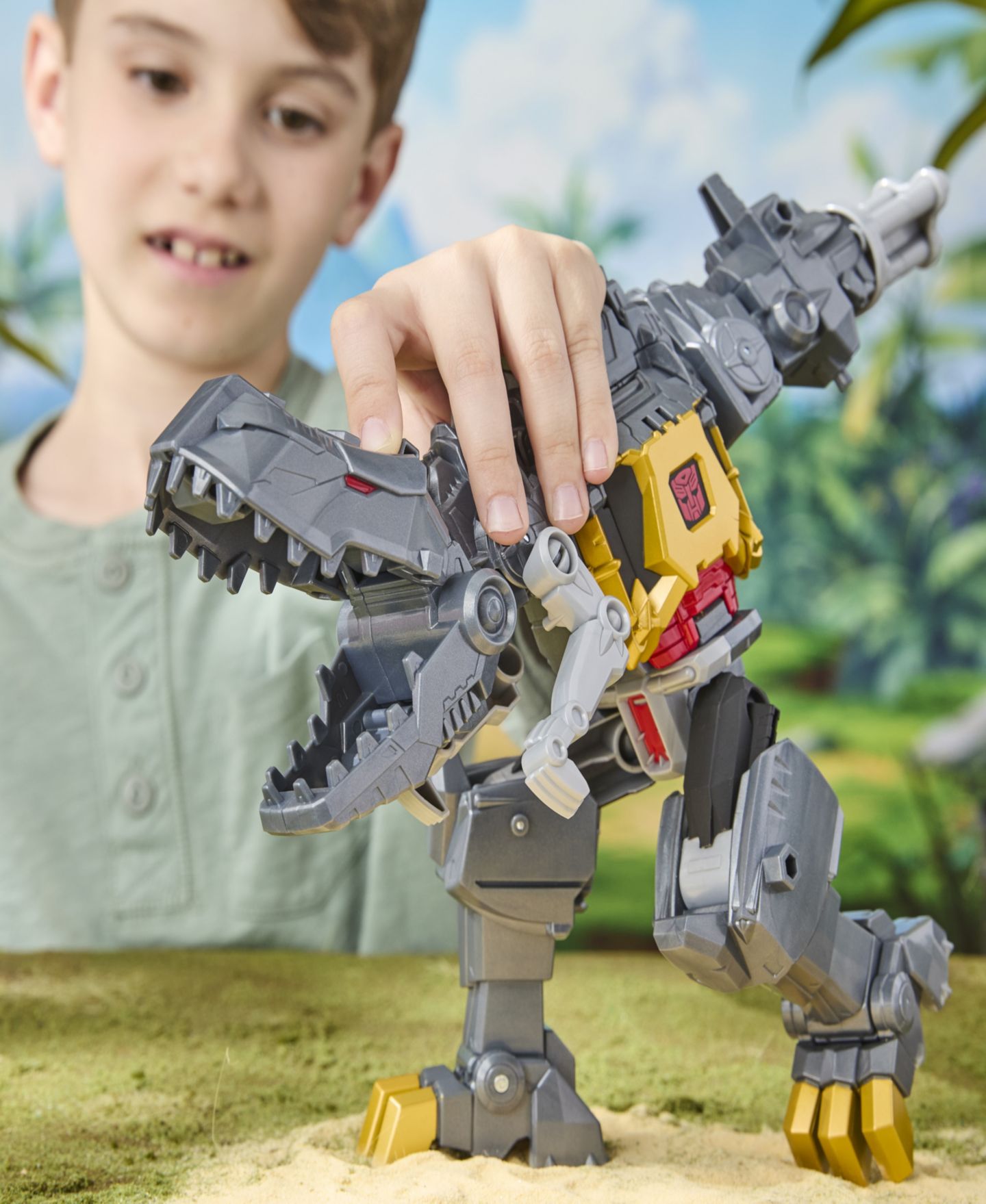 Детские фигурки Transformers Cyberworld Grimlock Chomp and Battle — фото 6