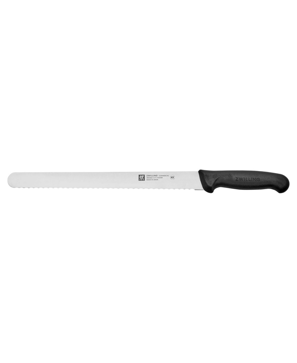 Zwilling Commercial 12" Serrated Edge Straight Slicing Knife In Multi