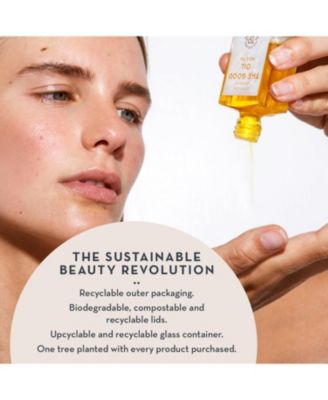 Nourishing Skin Glow Serum | Hydrating Face Oil with Rosemary & Turmeric, Gua Sha Organic Care | 30 mL