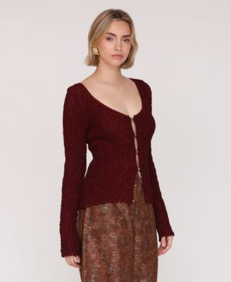 Women's Scoop Neck Cardigan