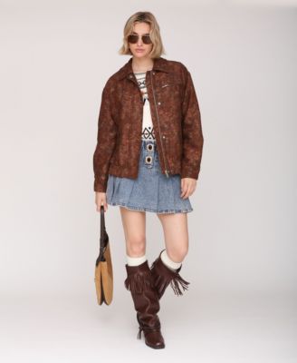 Women's Oversized Bomber Jacket