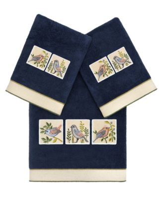 Cotton Belinda Embellished 3-Pc. Towel Set