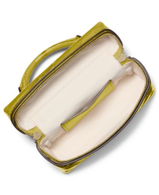 Michael Kors Jana Mini Crocodile Embossed Leather Convertible Crossbody Bag