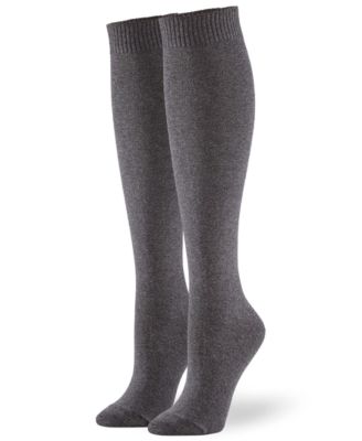 Women's Flat Knit Knee High Socks 3 Pair Pack