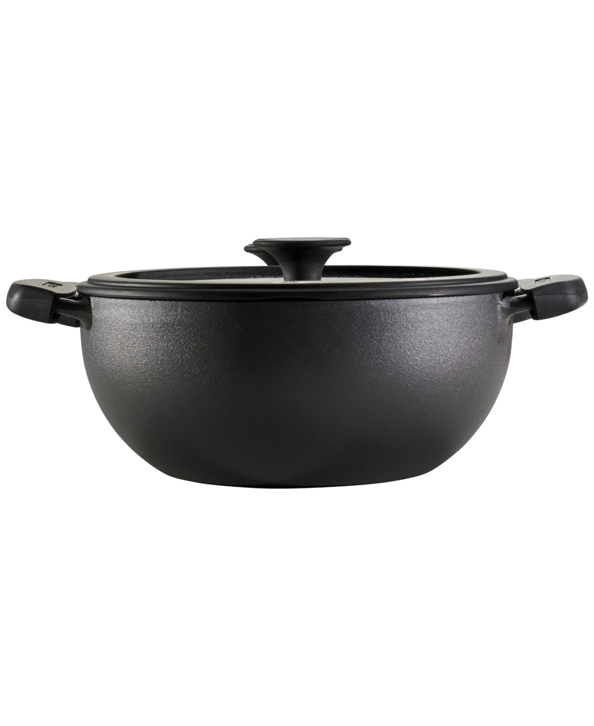 Tramontina Utsava Pre-seasoned Cast Iron 3.9-quart Kadai With Lid In Black