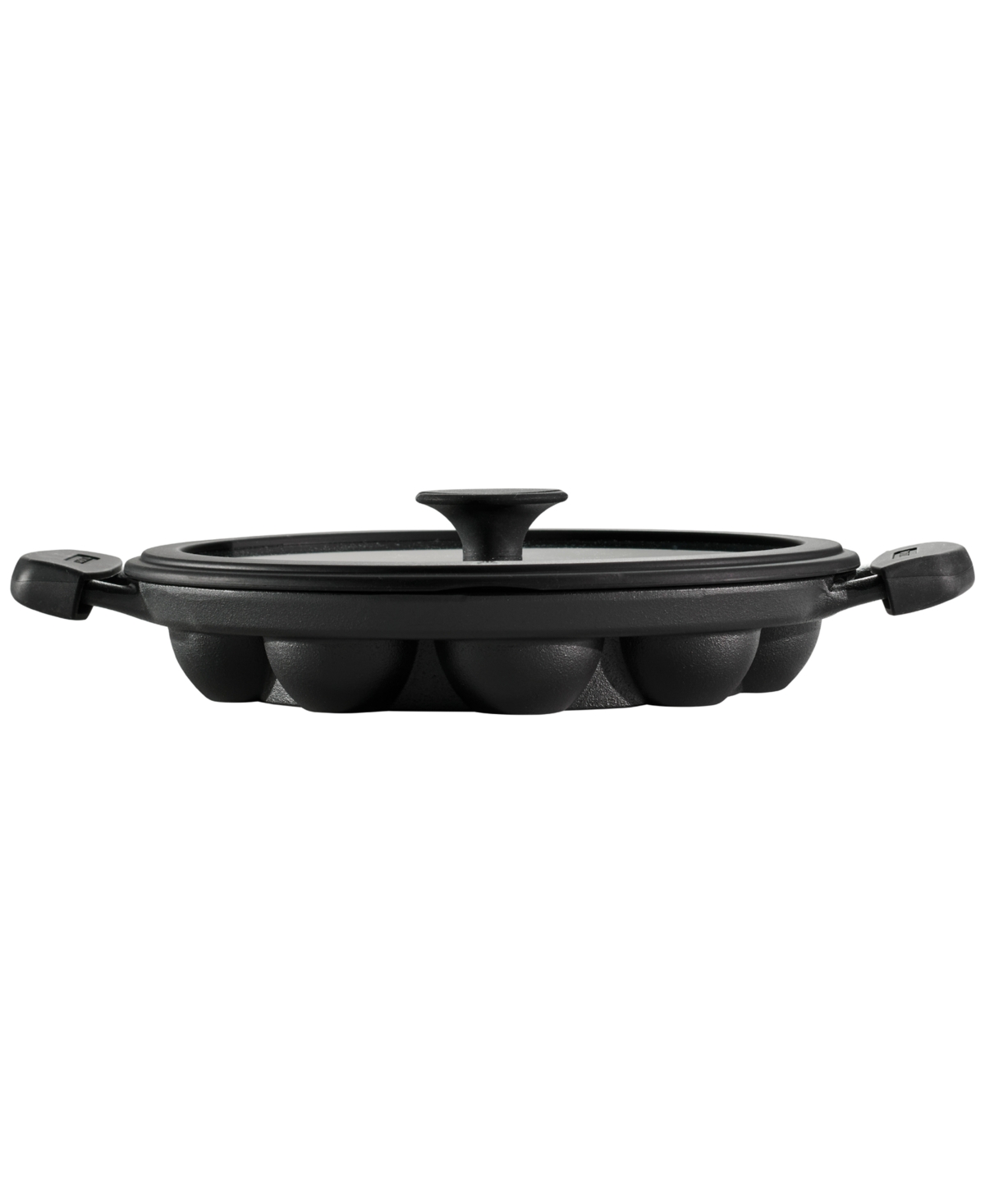 Tramontina Utsava Pre-Seasoned Cast Iron Paniyarakkal with Lid