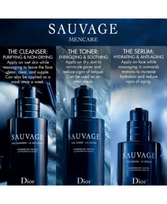 DIOR Men's Sauvage Cleanser, 4 oz. - Macy's