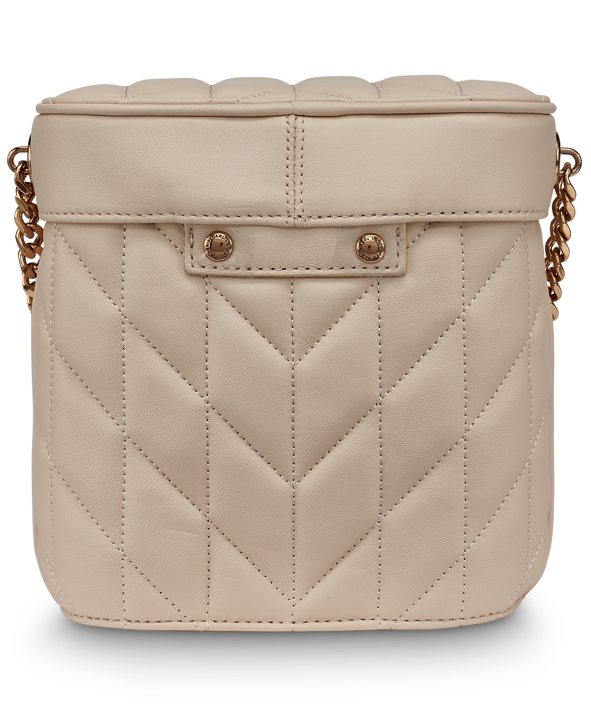 Karl Lagerfeld Lafayette Leather Crossbody Bag In Brown