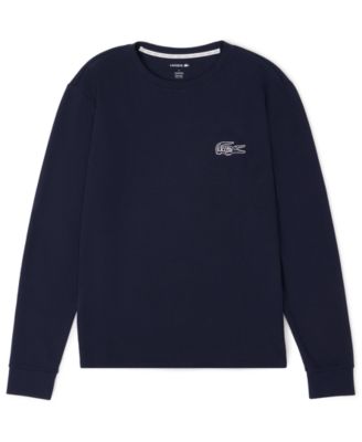 Men's Exclusive Crocodile Waffle-Knit Thermal Shirt