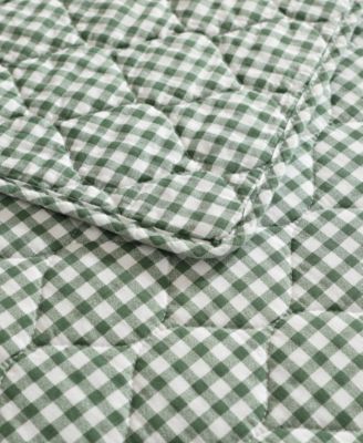 Gracie's Gingham Cotton 3-Pc. Quilt Set, King