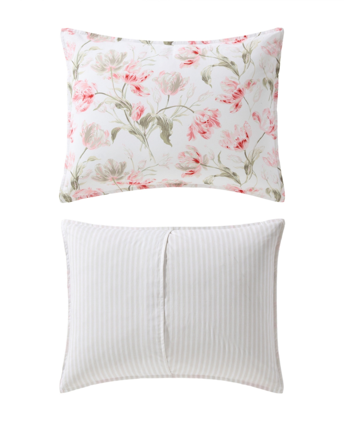 Laura Ashley Gosford Cotton 5-pc. Comforter Bonus Set, Twin In Pink